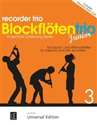 Irmhild Beutler, Sylvia C. Rosin - Blockflötentrio junior, für drei Blockflöten (SSA/SAA). Bd.3