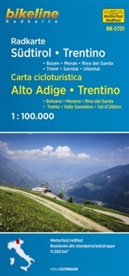 Esterbauer Verlag - Bikeline Radkarte Südtirol Dolomiten. Bikeline Carta cicloturistica Alto Adige, Dolomiti