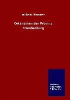 Wilhelm Hammer - Ortsnamen der Provinz Brandenburg