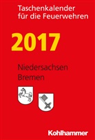 Taschenkalender für die Feuerwehren 2017, Niedersachsen, Bremen