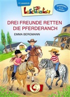 Emma Bergmann, Lisa Althaus - Drei Freunde retten die Pferderanch, Großbuchstabenausgabe