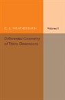 C. E. Weatherburn, Weatherburn C. E. - Differential Geometry of Three Dimensions