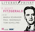 lit COLOGNE, lit. COLOGNE, lit.COLOGNE, Paul Ingendaay, Tom Schilling, Maria Schrader - LiteratPrivat - F. Scott Fitzgerald, 1 Audio-CD (Audio book)
