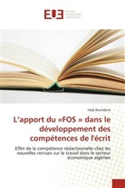 Hadj Bouridane, Bouridane-h - L'APPORT DU  FOS  DANS LE DEVELOPPEMENT DES COMPETENCES DE LECRIT