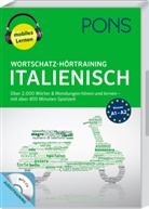 PONS Wortschatz-Hörtraining Italienisch, 1 MP3-CD (Audio book)