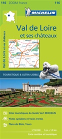 Carte Zoom 116, XXX, ZOOM FRANCE, MICHELI, Michelin - Val de Loire et ses châteaux 1:150 000