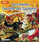 Terry Pratchett, Katharina Thalbach - Das Erbe des Zauberers, 2 Audio-CD, 2 MP3 (Audio book)