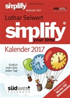 Werner Tiki Küstenmacher, Lotha Seiwert, Lothar Seiwert, Lothar                        10001245297 Seiwert, Werner Tiki Küstenmacher - Simplify your Time 2017 Textabreißkalender
