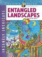Angela Porter - Creative Haven Insanely Intricate Entangled Landscapes Coloring Book