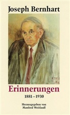 Joseph Bernhart, Türkheim Joseph Bernhart Gesellschaft e.V., Manfred Weitlauff - Erinnerungen