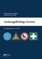 Andrea Lechner-Thomann, Alexandra Marx, Andrea Lechner-Thomann, Alexandra Marx - Aushangpflichtige Gesetze (f. Österreich)
