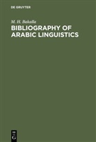 M H Bakalla, M. H. Bakalla - Bibliography of Arabic linguistics