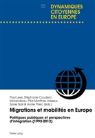 Stéphanie Couderc-Morandeau, Paul Lees, Pilar Martinez-Vasseur, Pilar Martínez-Vasseur - Migrations et mobilités en Europe