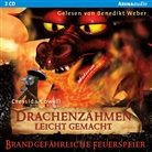 Cressida Cowell, Benedikt Weber - Drachenzähmen leicht gemacht - Brandgefährliche Feuerspeier, 2 Audio-CDs (Hörbuch)