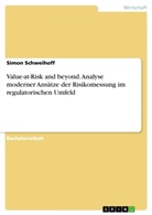Simon Schweihoff - Value-at-Risk and beyond. Analyse moderner Ansätze der Risikomessung im regulatorischen Umfeld