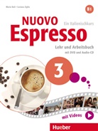 Mari Balí, Mari Balì, Maria Balì, Giovanna Rizzo, Luciana Ziglio - Nuovo Espresso - 3: Nuovo Espresso 3 Lehr- und Arbeitsbuch mit DVD und Audio CD