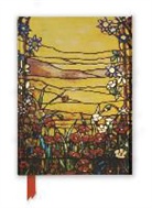 Flame Tree Studio - Tiffany: Red Flowers and a Stream (Foiled Journal)