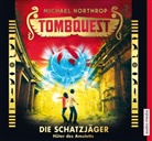Michael Northrop, Johannes Raspe, Johannes Raspe - Tombquest - Die Schatzjäger - Hüter des Amuletts, 4 Audio-CDs (Audio book)