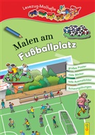 Irmtraud Guhe - LESEZUG/ Malbuch: Malen am Fußballplatz
