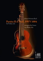 Johann Sebastian Bach - Partita II, d-Moll, BWV 1004 für Violine solo, arrangiert für Gitarre