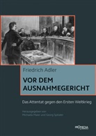 Friedrich Adler, Michaela Maier, Georg Spitaler - Vor dem Ausnahmegericht