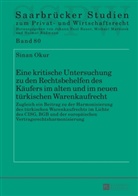 Sinan Okur - Eine kritische Untersuchung zu den Rechtsbehelfen des Käufers im alten und im neuen türkischen Warenkaufrecht