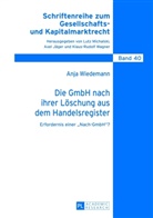 Anja Wiedemann - Die GmbH nach ihrer Löschung aus dem Handelsregister
