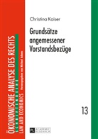 Christina Kaiser - Grundsätze angemessener Vorstandsbezüge