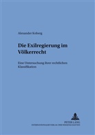Alexander Koberg, Gilbert Gornig - Die Exilregierung im Völkerrecht