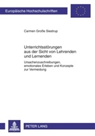 Carmen Große Siestrup - Unterrichtsstörungen aus der Sicht von Lehrenden und Lernenden