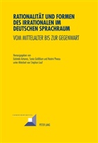 Gabriela Antunes, Soni Goldblum, Sonia Goldblum, Noémi Pineau, Noémie Pineau - Rationalität und Formen des Irrationalen im deutschen Sprachraum
