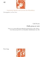 Carla Piccone - Dalla prosa ai versi