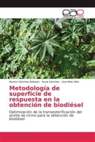 Melo Niño, Lina Melo Niño, Nuri Sánchez, Nuria Sánchez, Ramir Sánchez Baltasar, Ramiro Sánchez Baltasar - Metodología de superficie de respuesta en la obtención de biodiésel