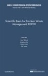 Stephane Gin, Stéphane Gin, Robert Jubin, Josef Matya, Josef Matyá¿, Josef Matyas... - Scientific Basis for Nuclear Waste Management XXXVIII