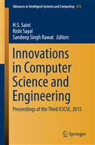 Sandeep Rawat, Sandeep Singh Rawat, H. S. Saini, Rish Sayal, Rishi Sayal - Innovations in Computer Science and Engineering