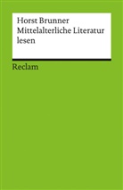 Horst Brunner - Mittelalterliche Literatur lesen. Kanonische Texte in Porträts