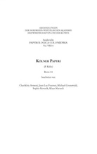 Chariklei Armoni, Charikleia Armoni, Jean-Lu Fournet, Jean-Luc Fournet, Gronewald, Mi Gronewald... - Kölner Papyri (P. Köln). Bd.14