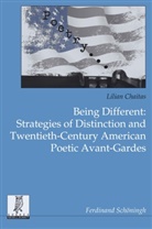 Lilian Chaitas, ENGLER, Engler, Bernd Engler, Kur Müller, Kurt Müller - Being Different: Strategies of Distinction and Twentieth-Century American Poetic Avant-Gardes