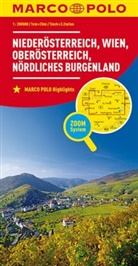 Niederösterreich, Wien, Oberösterreich, Nördliches Burgenland