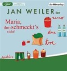 Jan Weiler, Jan Weiler - Maria, ihm schmeckt's nicht, 1 Audio-CD, 1 MP3 (Hörbuch)