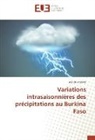 Joël Zoungrana - Variations intrasaisonnières des précipitations au Burkina Faso