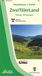 Landesamt für Geoinformation und Landemntwicklung, Landesam für Geoinformation und Landemntw - Topographische Wanderkarte Baden-Württemberg ZweiTälerLand