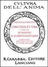 Francesco Bacone - Cogitata et visa e schema del De dignitate et augmentis scientiarum