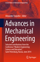 Alexande Evgrafov, Alexander Evgrafov - Advances in Mechanical Engineering