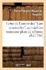 Muyart de vouglans-p, Muyart De Vouglans-P-F, Muyart de Vouglans-P-F - Lettre auteur des loix