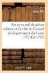 Louis XVI, Louis Xvi - Proclamation du roi et recueil