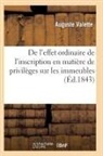 Valette-A - De l effet ordinaire de l