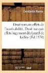 Nacou-C - Droit romain effets de l