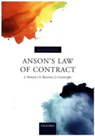 Jack Beatson, Sir Jack Beatson, Sir Jack Beatson FBA, Andrew Burrows, Hon. Andrew Burrows, QC (hon) Burrows FBA... - Anson''s Law of Contract