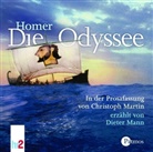 Homer, Dieter Mann - Die Odyssee, 11 Audio-CDs (Audio book)